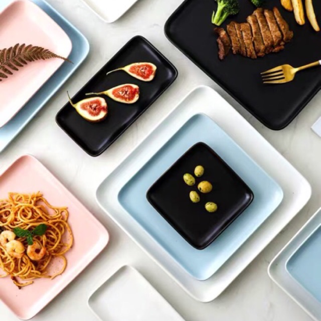 (Order) Đĩa gốm sứ nhiều kích cỡ