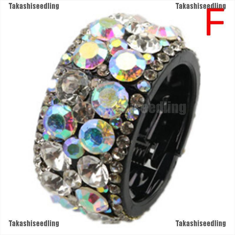 Kẹp tóc đính đá kim cương nhân tạo lấp lánh xinh xắn cho nữ