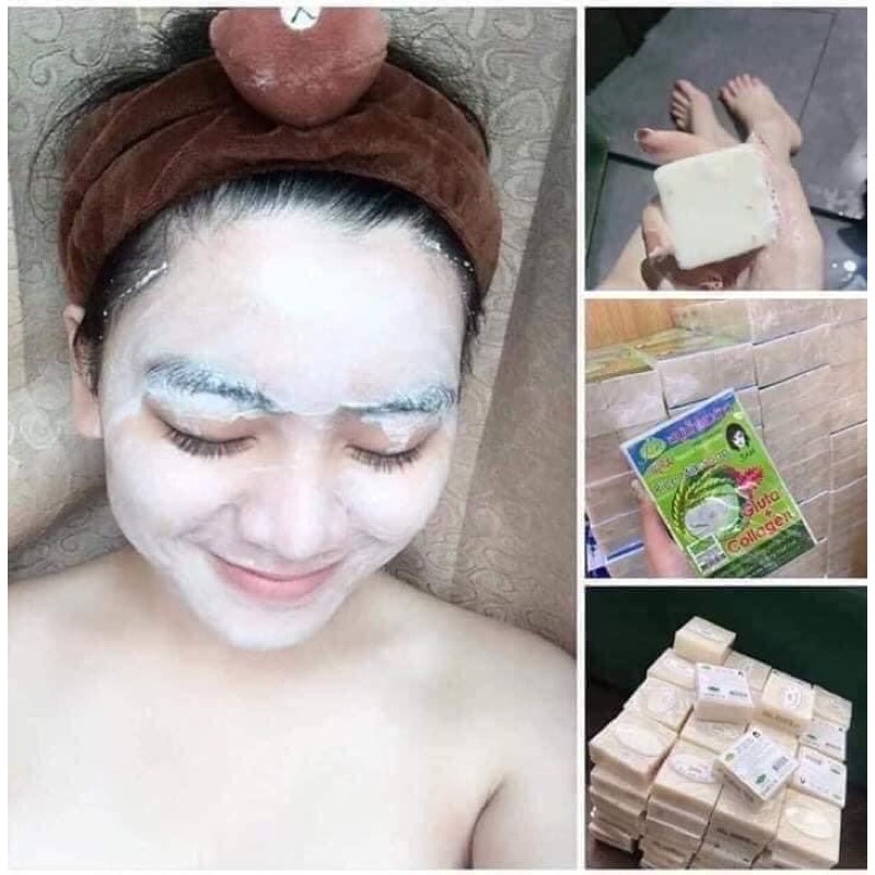 Xà bông cám gạo Thái Lan Jam Rice Milk Soap