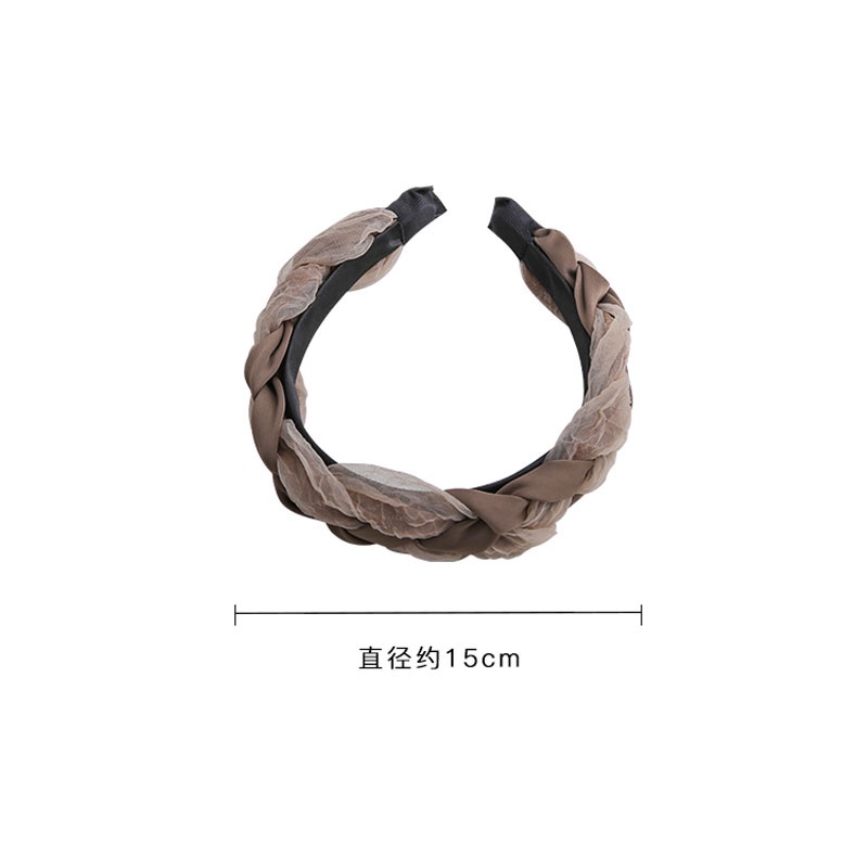 Băng Đô Cài Tóc Phối Lưới Phong Cách Hàn Quốc Cho Nữ