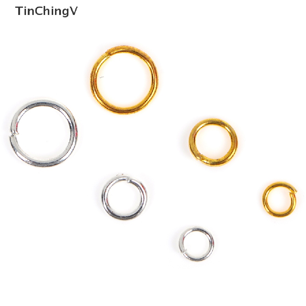 Vòng Nối Mở 3 / 4 / 6mm Màu Vàng / Bạc Làm Trang Sức DIY