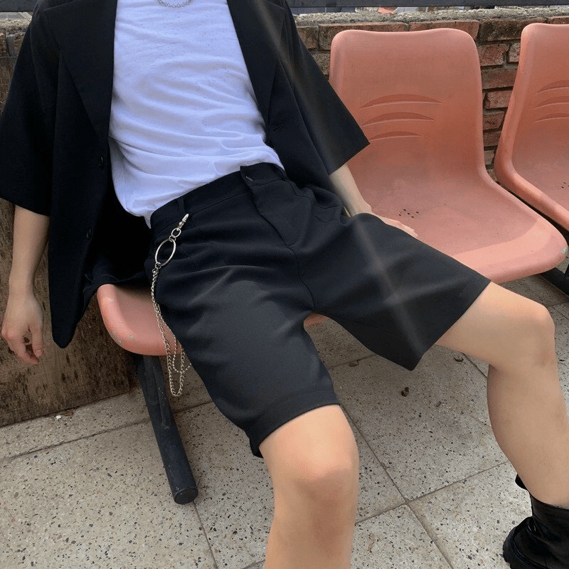 free ship QUẦN SORT ÂU NAM LỊCH LÃM CÁ TÍNH MẶC ĐƯỢC NHIỀU DỊP SIÊU HOT 2 MÀU TRẮNG ĐEN