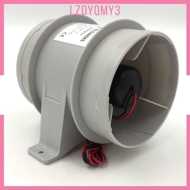 Máy thổi khí 4" 12 Volt màu trắng chống thấm nước cho tàu thuyền | BigBuy360 - bigbuy360.vn