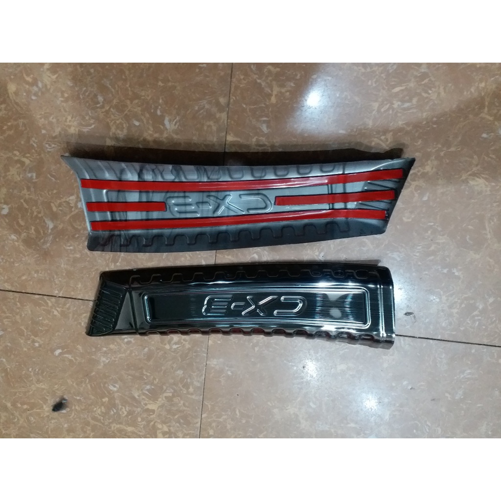 Full ốp chống trầy cốp trong + cốp ngoài vân Titan xe mazda CX3 - AUTO GP