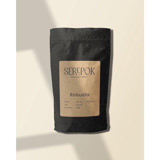 Cà phê rang xay dòng Robusta - Serepok Coffee 500g/gói