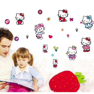Decal dán tường kitty MS-130 [Sticker dán tường]