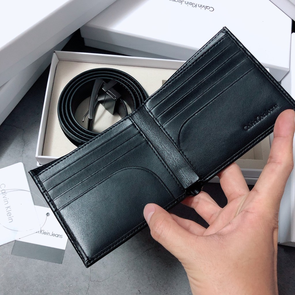 Set ví sọc + khóa gài - S175