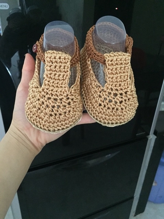 set mũ sandal bé trai handmade