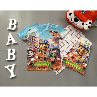 đồ bộ in hình những chú chó cứu hộ paw patrol cho bé trai