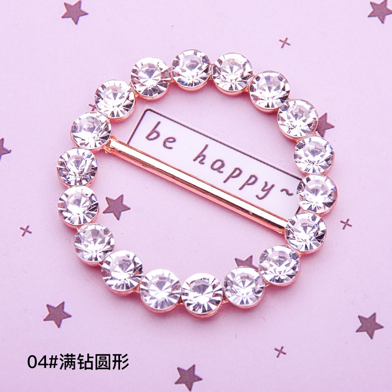 Khóa Thắt Nút Thắt Nút Đính Đá Ngọc Trai Dùng Trang Trí Áo Thun/Khăn Choàng Cổ/Thắt Lưng