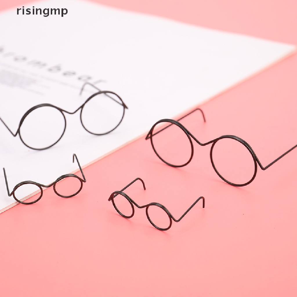 Mắt Kính Không Gọng Tròn Thời Trang Dành Cho Búp Bê ♨Trên đó