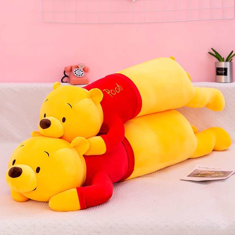 Gấu Pooh Nhồi Bông Dài 80cm - 140cm Hoạt Hình Dễ Thương