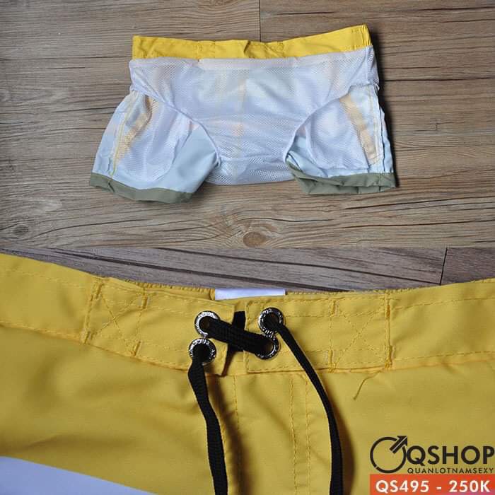 [SALE] Quần short đi biển nam form ngắn ôm đùi QS495