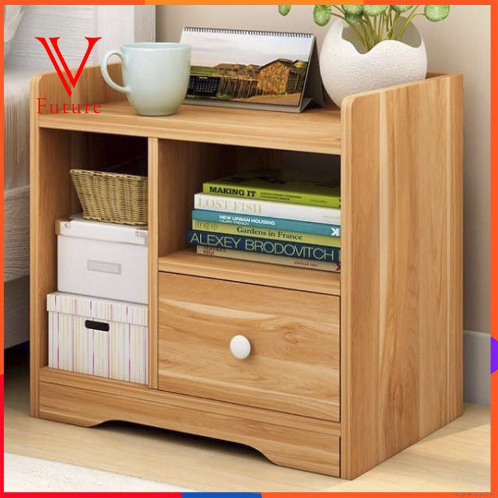 [Xả kho] Tủ Phòng Ngủ, Tủ Để Đầu Giường Vân Gỗ Một Ngăn Bền Đẹp Để Đồ