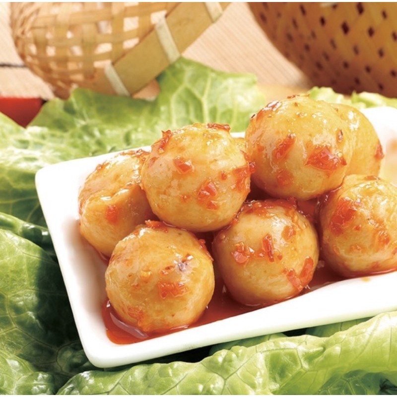 Cá cay viên ăn liền-đồ ăn vặt trung hoa