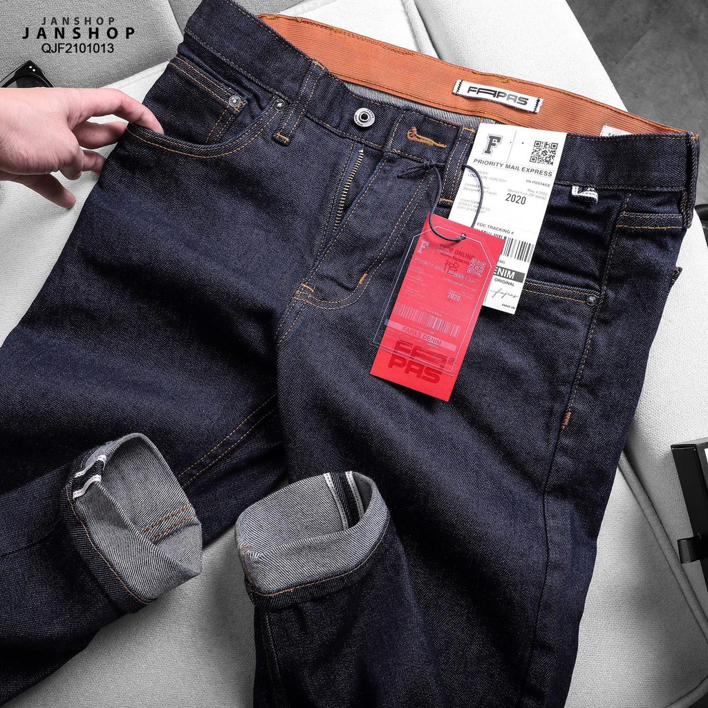 JEAN FAPAS XANH ĐEN TAG CAM SKINNY JANSHOP