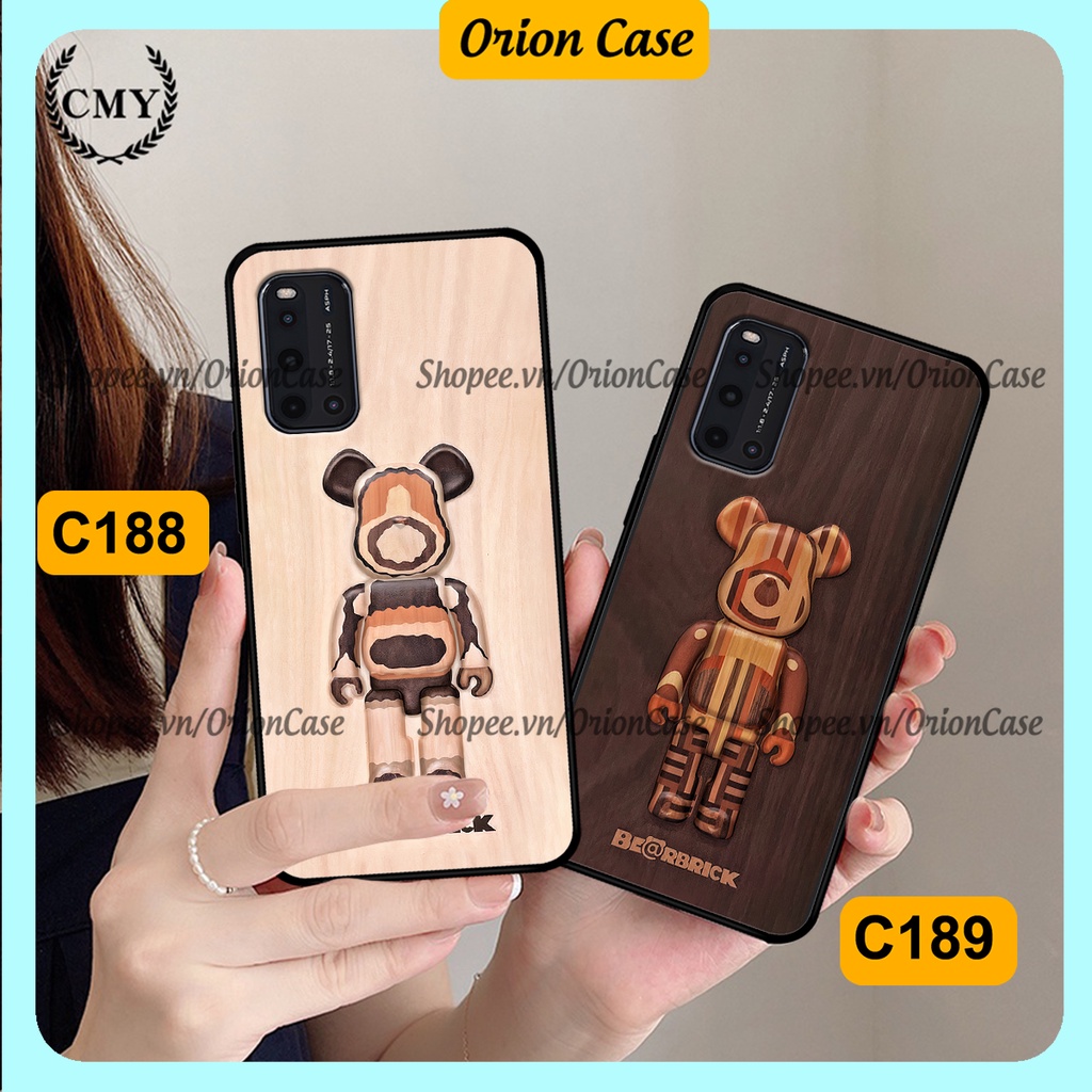 Ốp lưng Vivo V19 in hình bearbrick 3D thời trang, cá tính. ốp chống sốc, bền đẹp