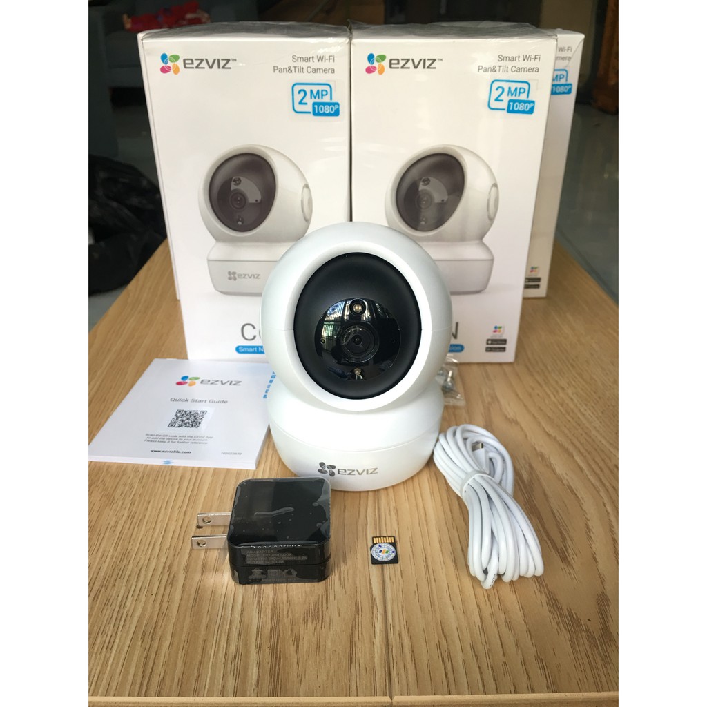 Camera IP Ezviz C6N 2M 1080P chính hãng kết nối Wifi + Lan