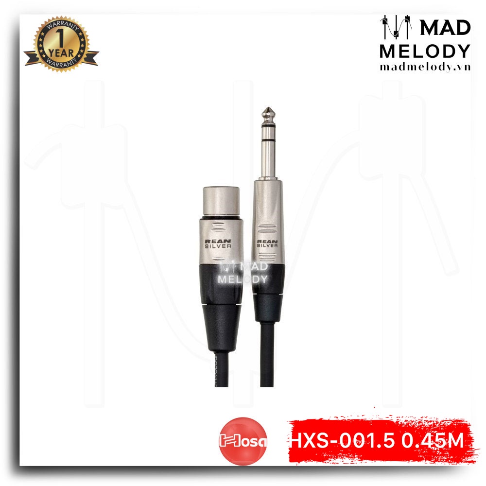 Hosa Pro Balanced Interconnect HXS-001.5