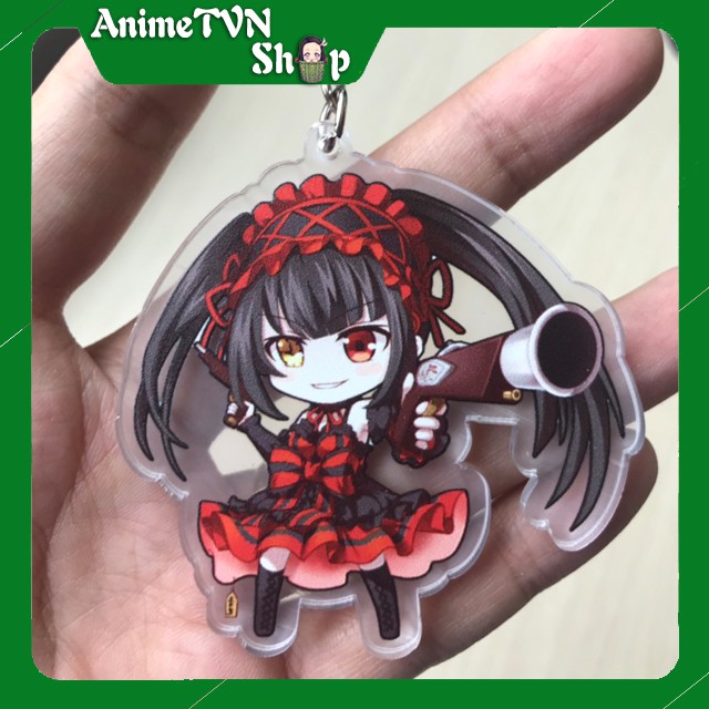 Móc khoá Mica anime Date a Live - Treo nhân vật - Nhựa Cứng Acrylic In 2 mặt sắc nét ( ảnh thật )