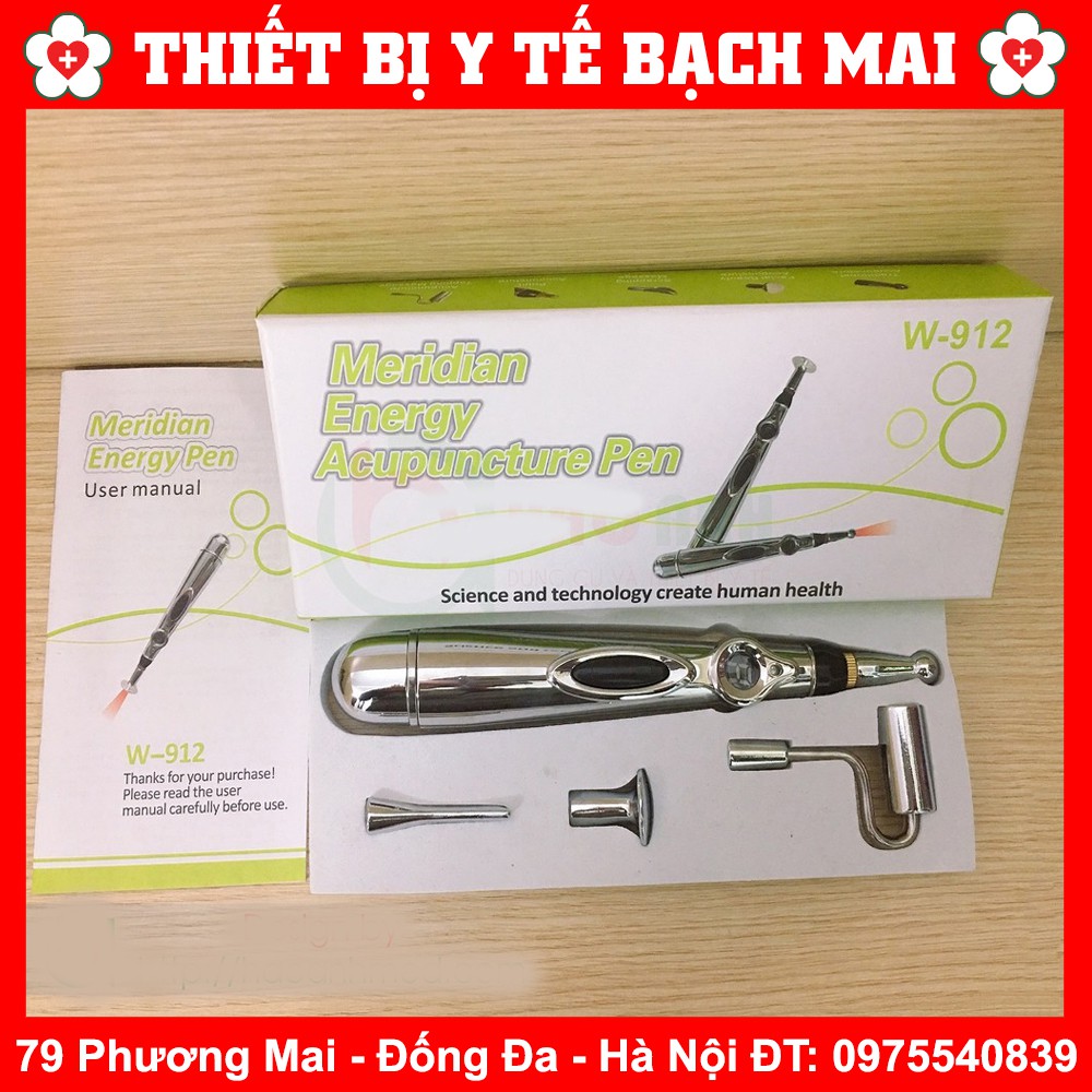 Bút Xung Huyệt Laze 5 Đầu Dò DR PEN W-912