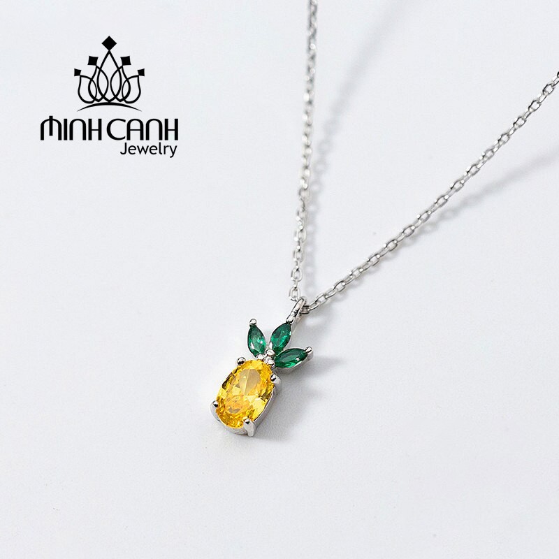 Dây Chuyền Bạc Hình Quả Dứa - Minh Canh Jewelry
