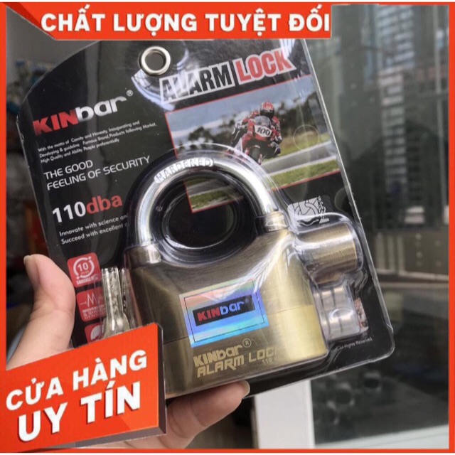 Ổ khoá KINBAR hú chống trộm gồm 50 CHÌA phụ