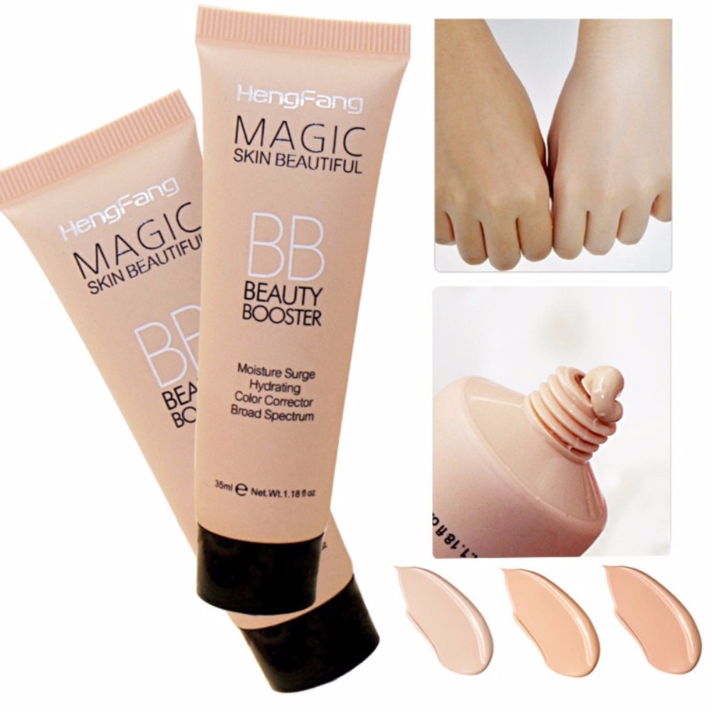 Kem Nền Che Khuyết Điểm BB Cream Màu Nude Tự Nhiên Dưỡng Ẩm Lâu Trôi Làm Sáng Da Dành Cho Trang Điểm