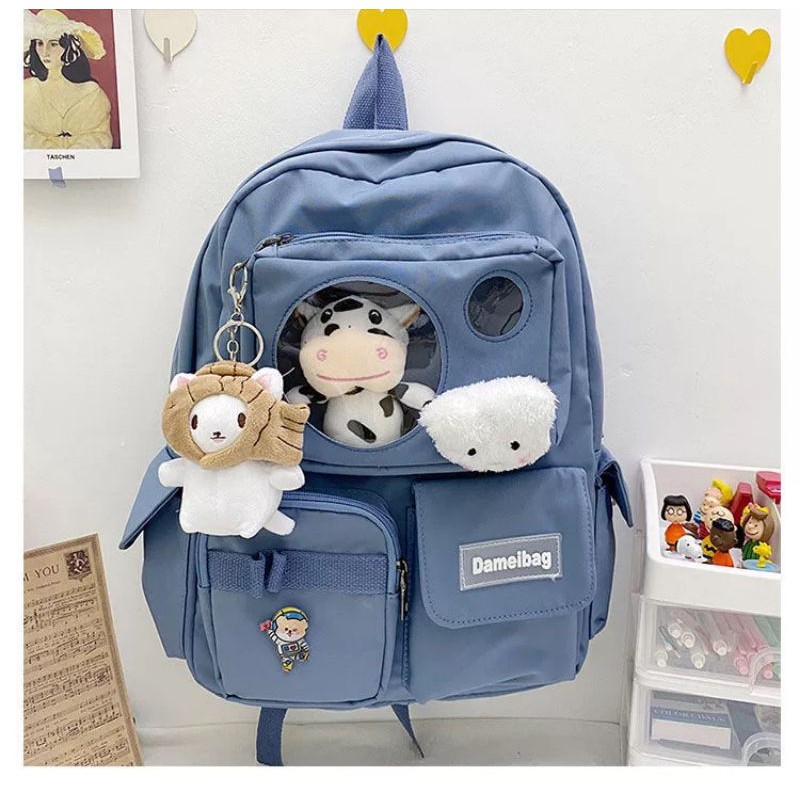 Balo hoạ tiết Dembeile  kiểu dáng Thời trang cho học sinh , sinh viên