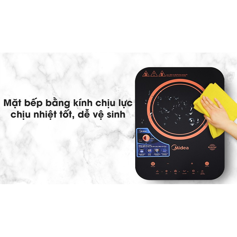 Bếp từ Midea MI-T2121DB - Bảo hành chính hãng 12 tháng