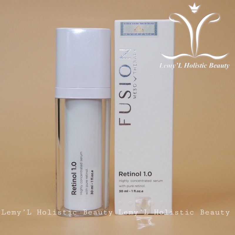 {Hàng nhập khẩu} Kem dưỡng trẻ hóa retinol 1% Fusion