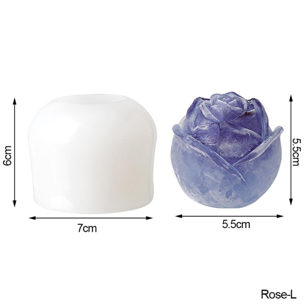 Khuôn Silicone Làm Đá Hình Gấu Và Hoa Hồng Cho Quán Cà Phê I6P1