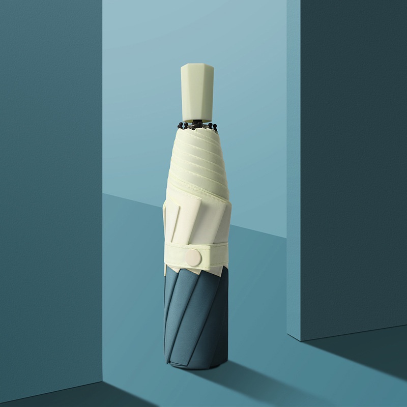 Dù Gấp Ba Khúc Che Nắng Phong Cách Nhật Bản Sáng Tạo Cho Nữ