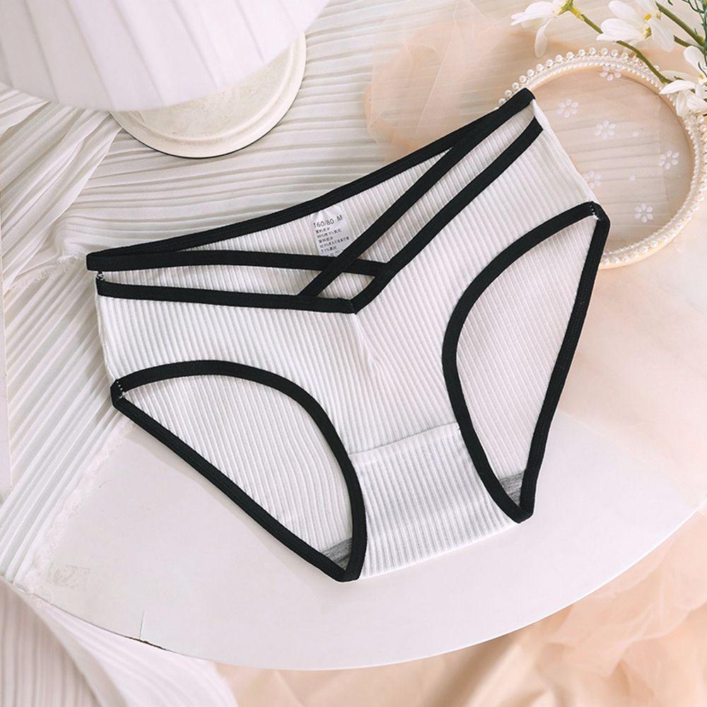 OCEANMAP Quần Lót Dây Chéo Lưng Vừa Thoáng Khí Gợi Cảm Cho Nữ