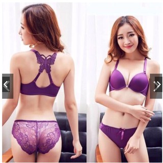 Bộ đồ lót cánh bướm cài trước sexy