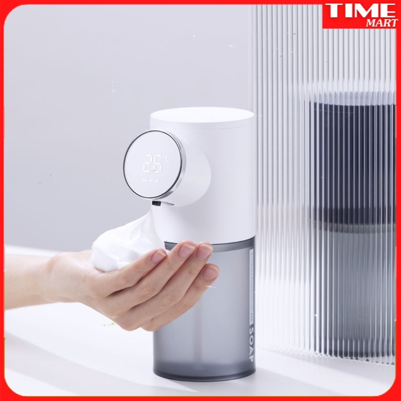 [CHÍNH HÃNG] Máy phân phối xà phòng lỏng tự động D101 Cảm biến tích hợp, màn hình led. Bọt cảm ứng [TIME_MART ]