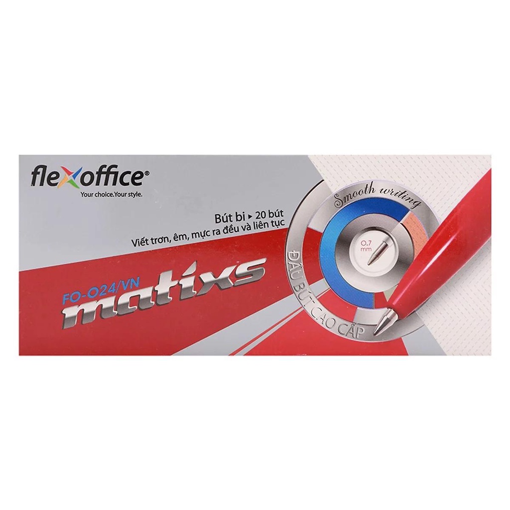 Hộp 20 bút bi Flexoffice FO-024