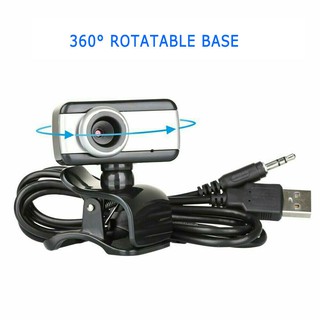 [Camera Web Xoay Mới Cho PC Laptop Để Bàn Notebook