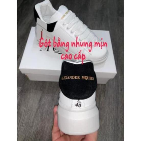 Tổng Hợp Giày thể thao Mcq gót đen, phản quang, thêu cúc. Đủ size nam nữ, Full box bill hot 2021