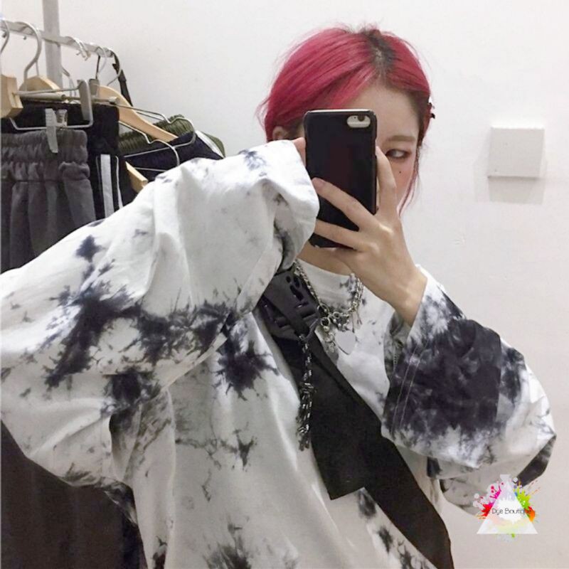 Áo tay dài loang màu Unisex chất lừ - Sweater Tie Dye 🎩