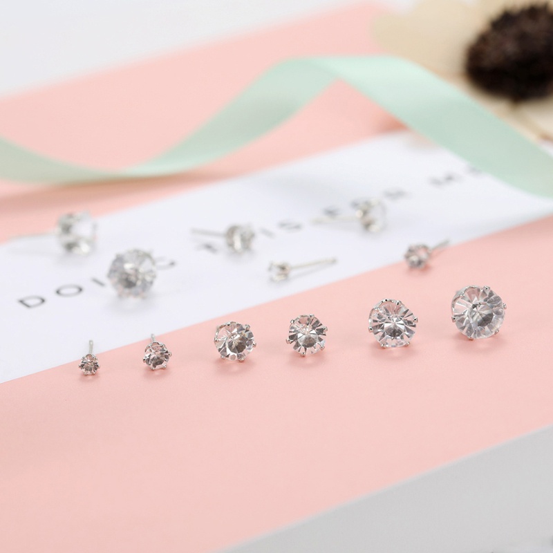 Set 6 đôi khuyên tai thời trang cho nữ