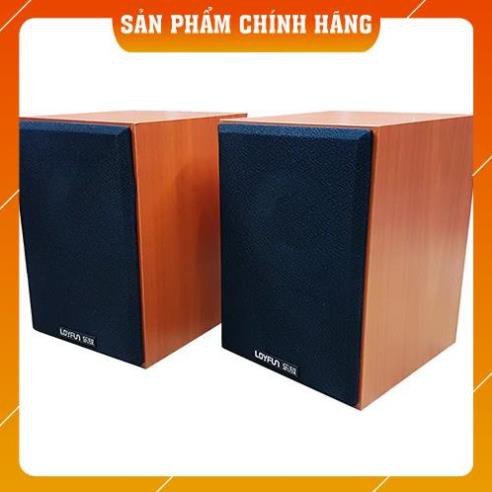 Loa vi tính Loyfun M30 - Loa vỏ gỗ - Âm thanh cực chất - Bảo hành 6 tháng