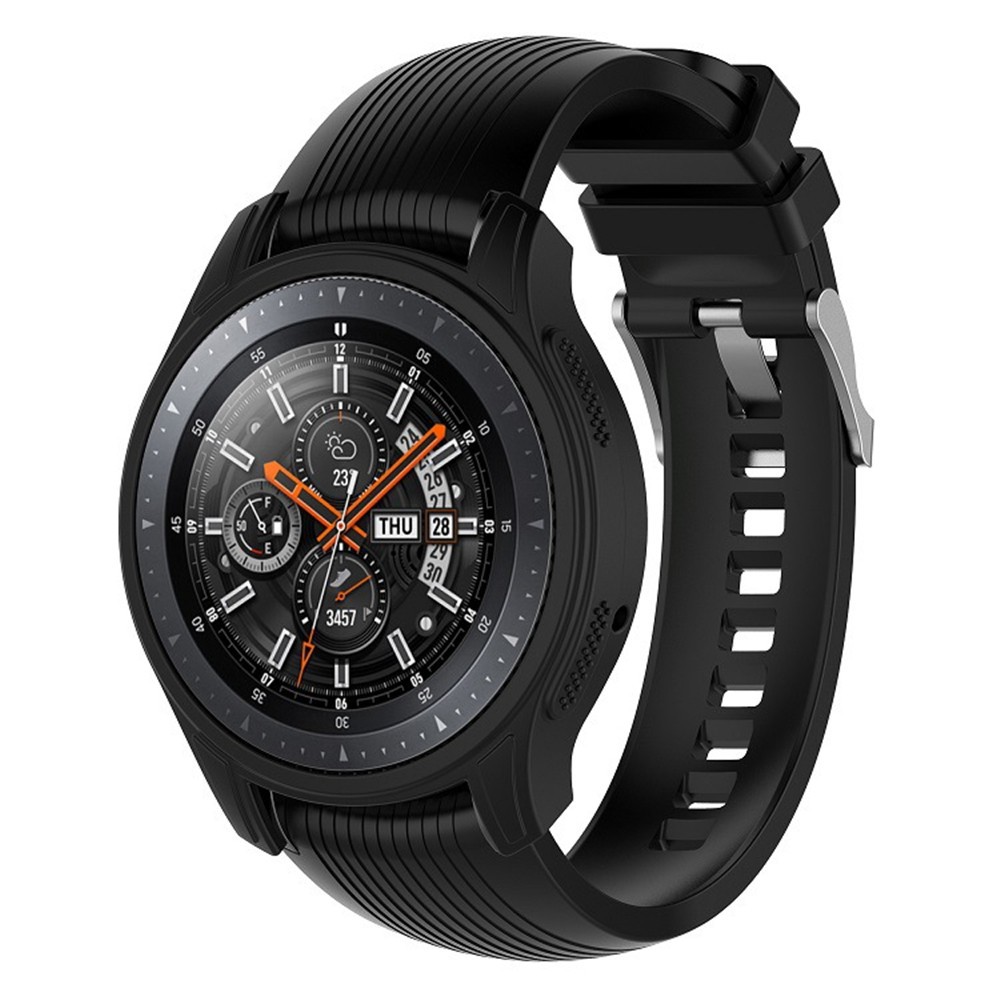 Vỏ bảo vệ vỏ toàn diện bằng silicon mềm cho Samsung Gear S3 Frontier &amp; Galaxy Watch 46mm