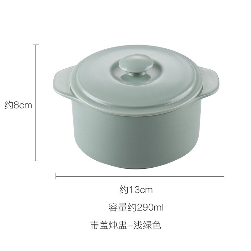 PVN32618 - Tô úp mì, bát sứ có nắp, nồi sứ ăn cháo, phở có nắp và tay cầm tiện lợi, món quà tặng xinh xắn - #batupmy