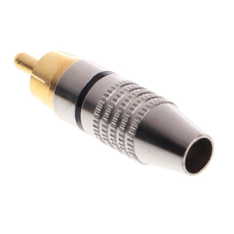 Set 20 Đầu Nối Phích Cắm RCA Mạ Vàng Tiện Dụng