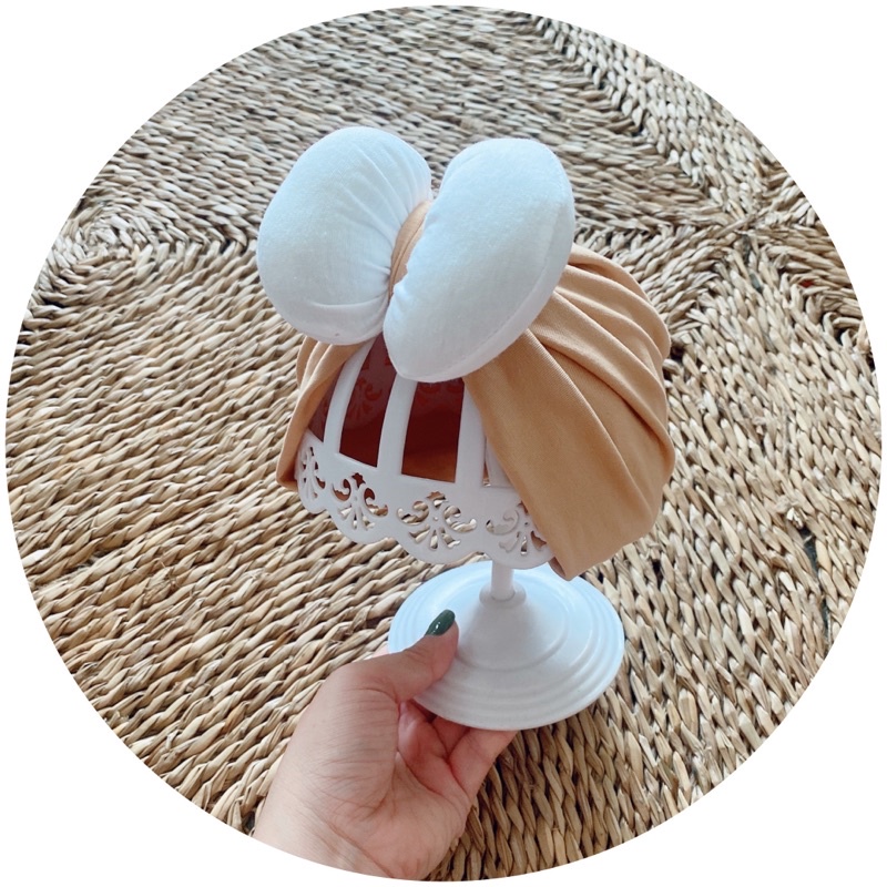 Mũ vải sang chảnh cho bé( 4-7kg.6-10kg)