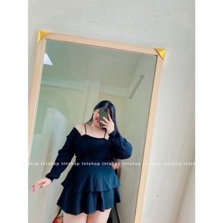 ÁO LEN TAY DÀI RỚT VAI [TNT Shop Bigsize 60Kg 90Kg]