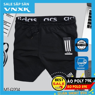 Quần Short Thể Thao Nam Chất Vải Thun Poly 2 Da Cao Cấp