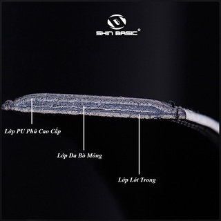 [DÂY DA THẮT LƯNG] Dây Thắt Lưng, Nịt Nam Da Bò Cao Cấp ShinBasic 3.5CM SHINBELTS01