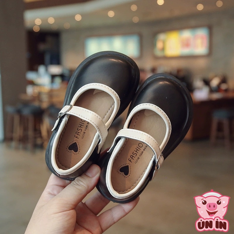 Giày búp bê bé gái - Giày Sandal quai dán xinh xắn chất da PU siêu mềm đế cao su chống trơn trượt mẫu mới nhất M19